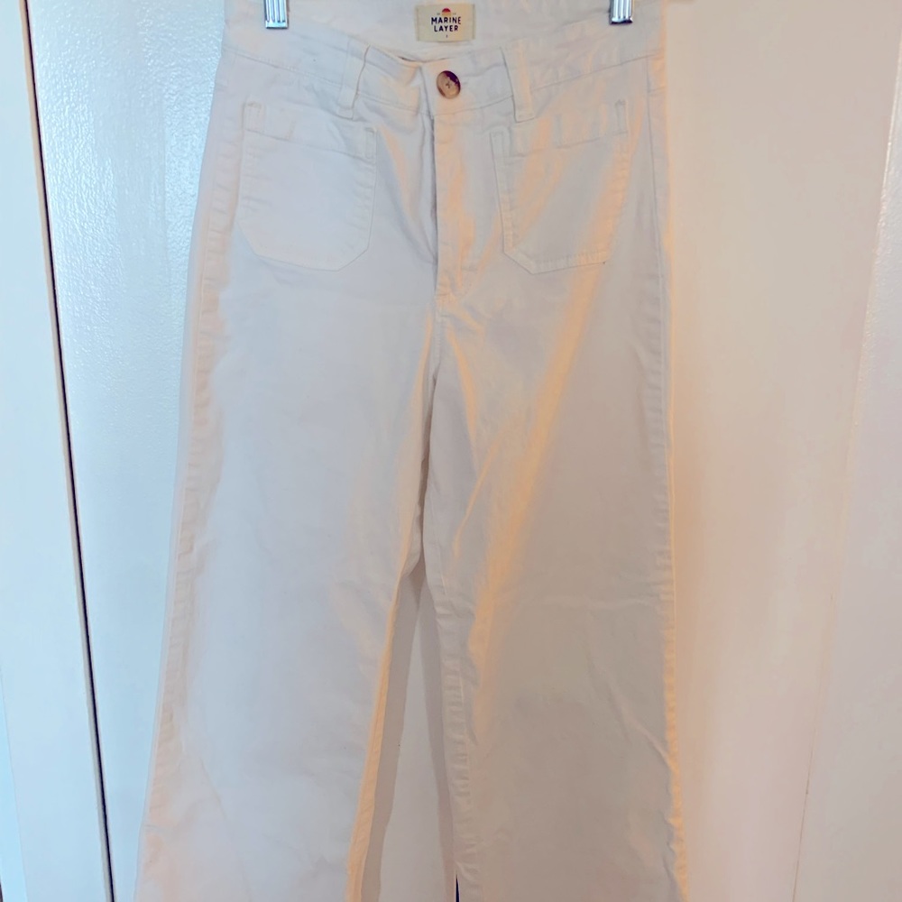 Marine Layer Antique White Bridge Pant